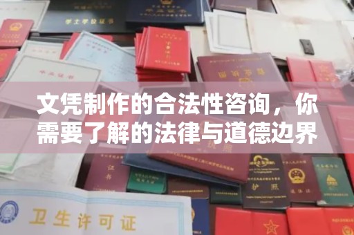 兴城文凭制作的合法性咨询，你需要了解的法律与道德边界