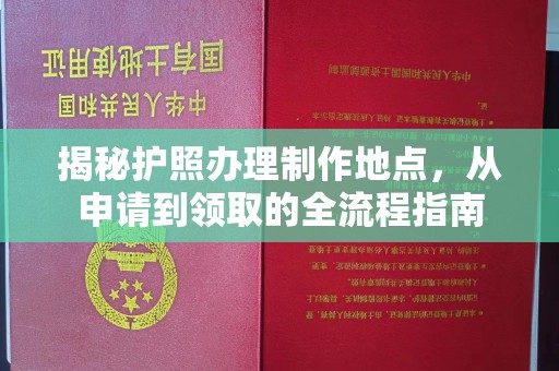 兴城揭秘护照办理制作地点，从申请到领取的全流程指南